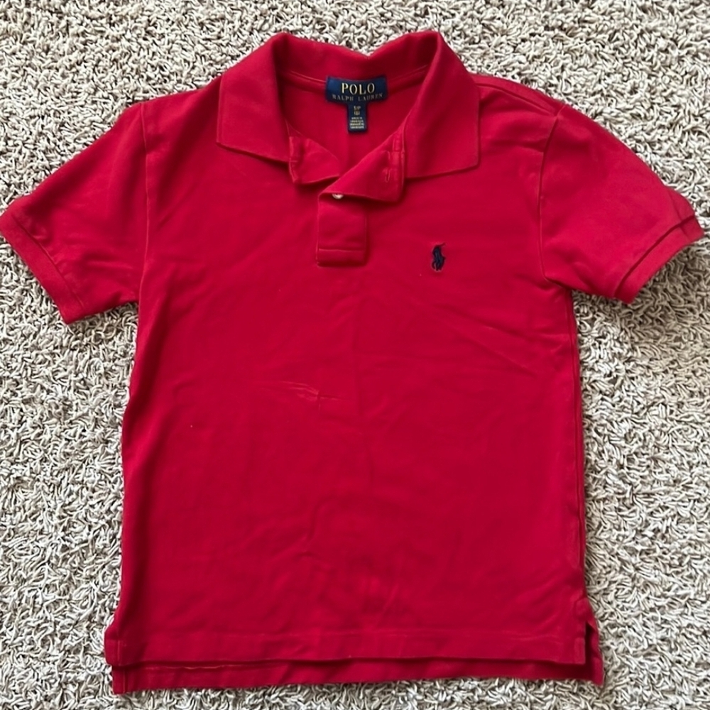 Polo by Ralph Lauren Kids Bright Red Polo Shirt